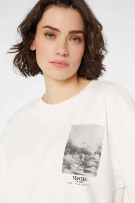 T-Shirt Oversize mit Photoprint