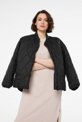 Leichte Steppjacke mit Blouson-Kragen