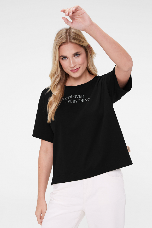 Oversized Boxy-T-Shirt mit Print