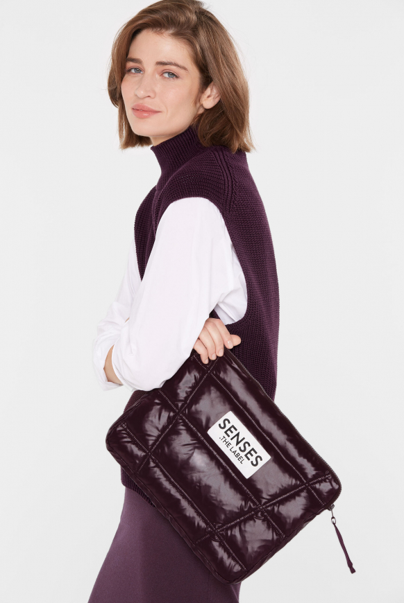 Puffer Tablet Case deep plum