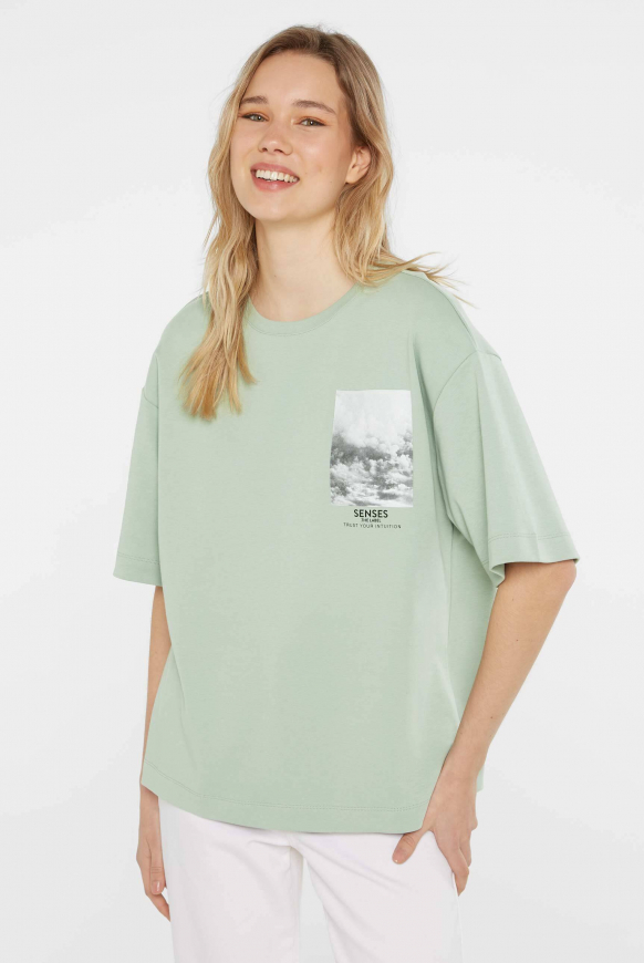 T-Shirt Oversize mit Photoprint frosted lake