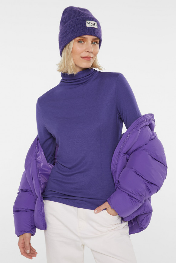 Longsleeve mit Turtleneck purple