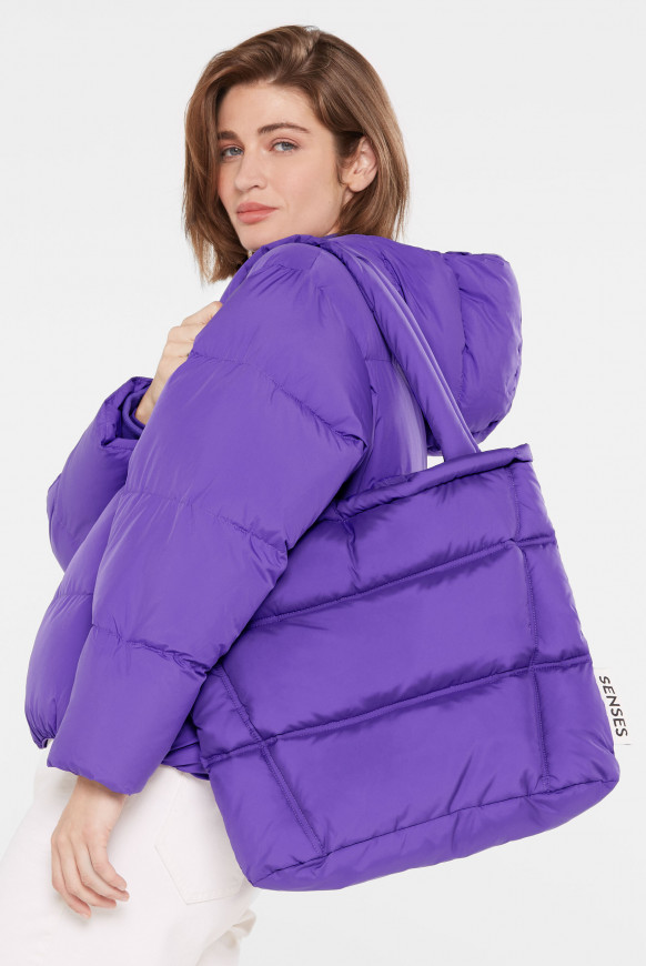 Puffer Bag purple