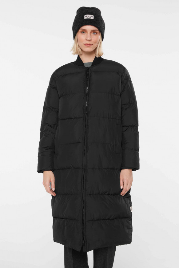 Puffer Coat im Bomber-Stil black