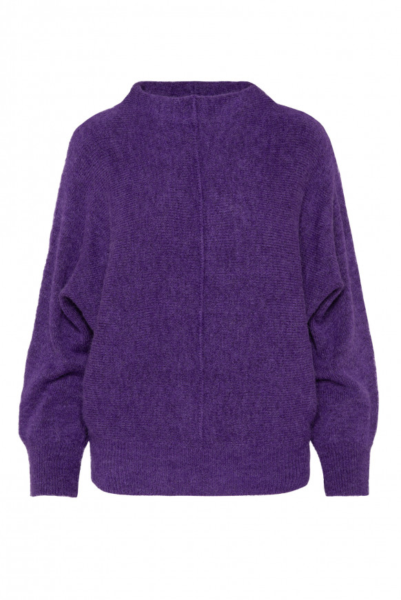 Pullover mit Fledermausärmeln purple