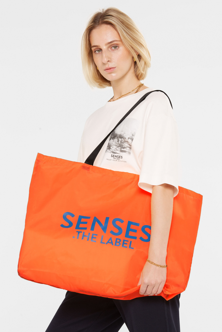 Zoom: Leichte Tote Bag mit Logo Print