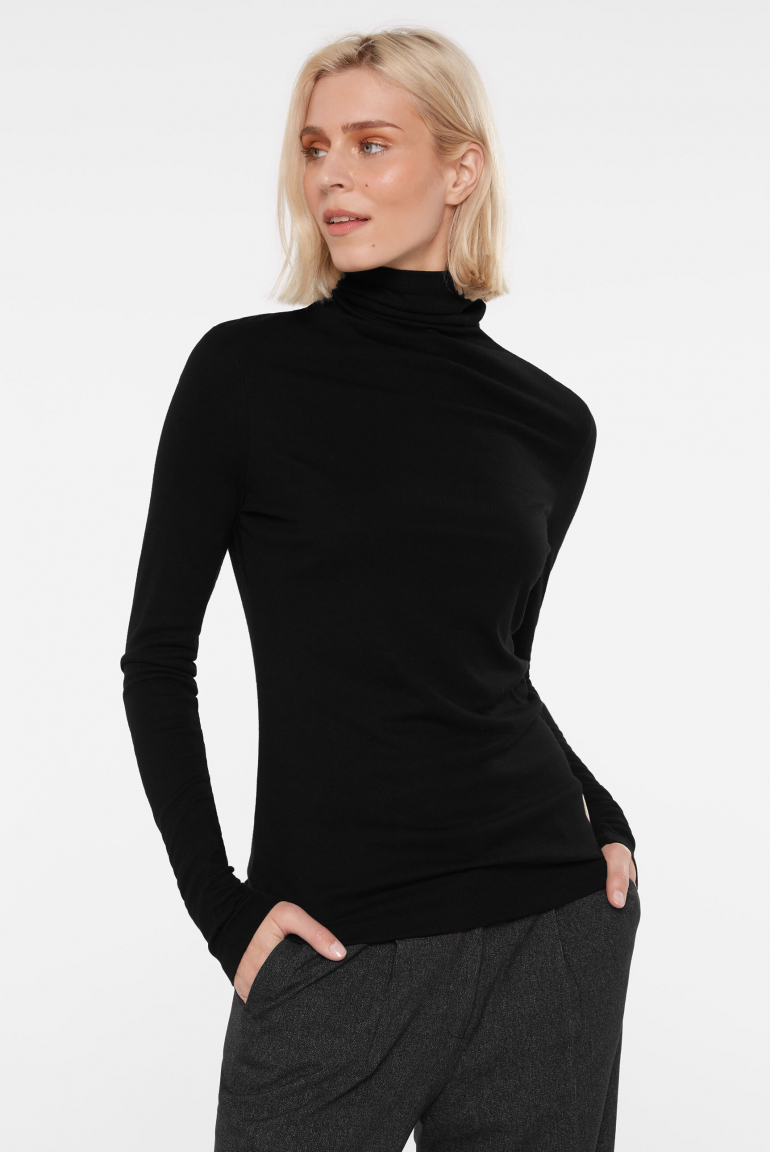 Zoom: Longsleeve mit Turtleneck