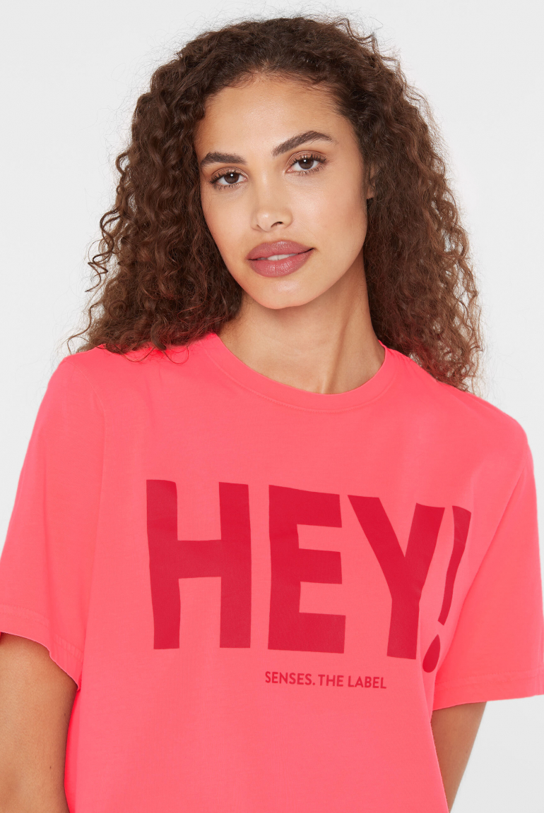 Zoom: T-Shirt TU:LIP mit Wording Print