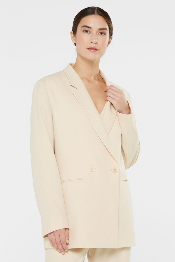 Blazer mit Oversized Silhouette raw cotton