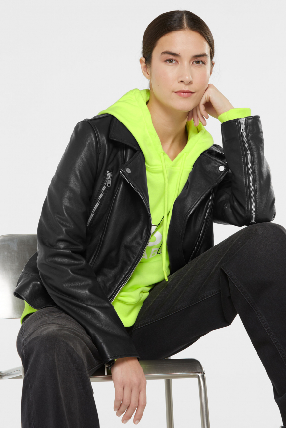 Oversized Hoodie mit Logo Artwork new lime