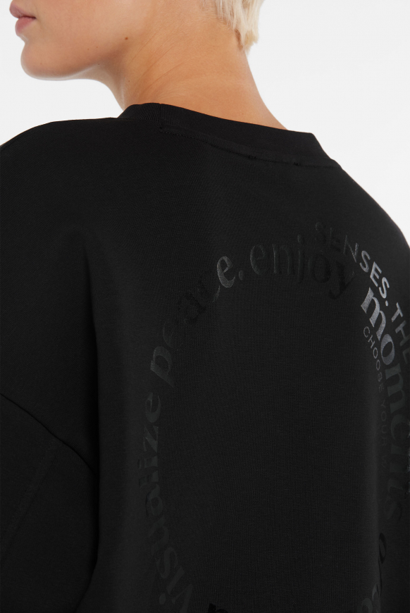 Sweatshirt mit Rücken-Artwork black