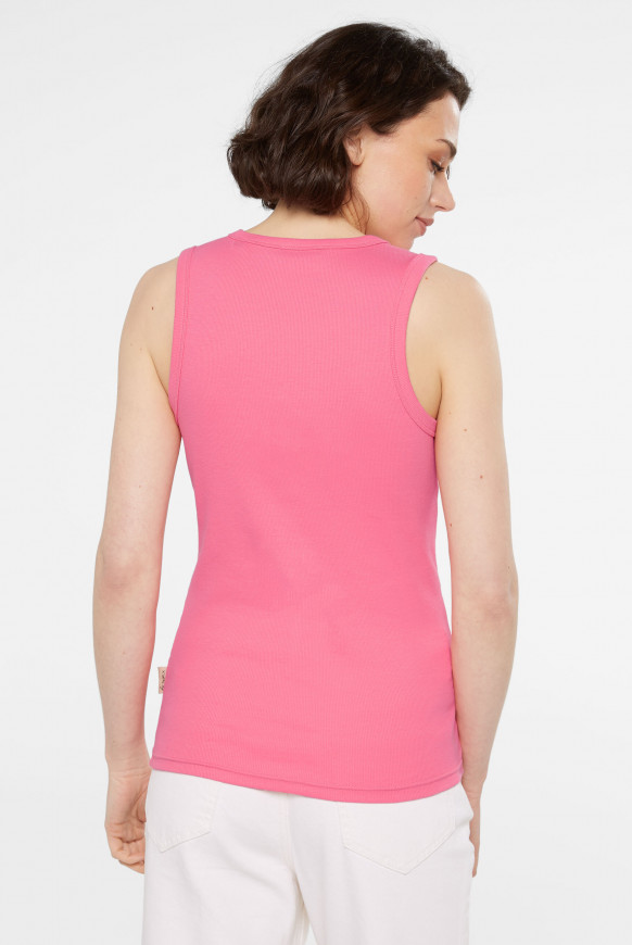 Geripptes Top soft pink