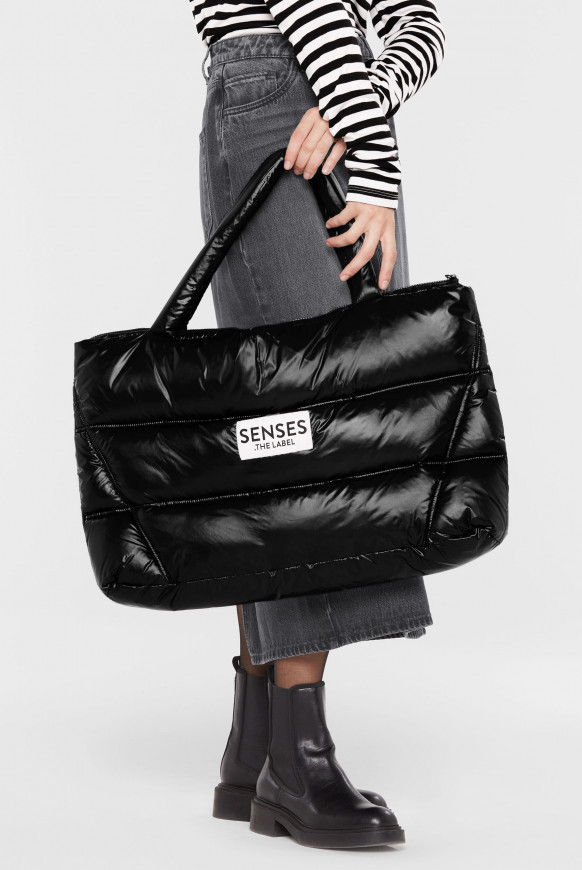 Puffer Weekender Bag black