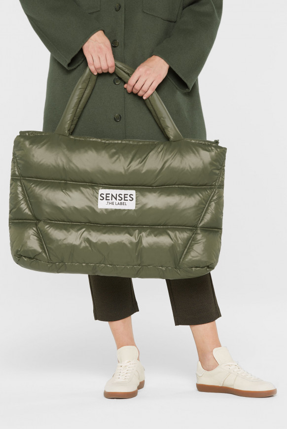 Puffer Weekender Bag natural khaki