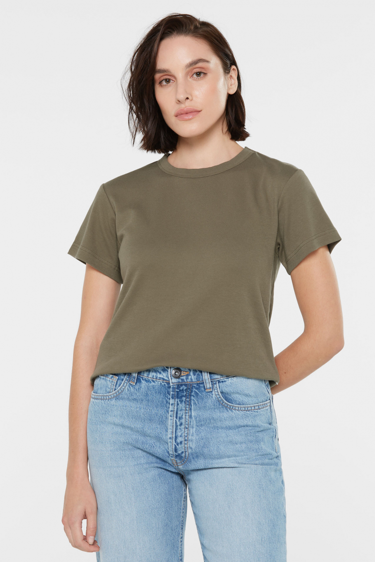 Zoom: Basic T-Shirt aus Interlock-Jersey