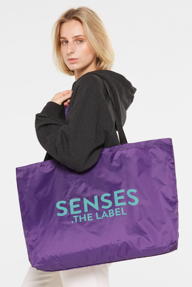 Zoom: Leichte Tote Bag mit Logo Print