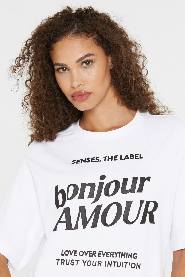 Zoom: T-Shirt mit Wording Print