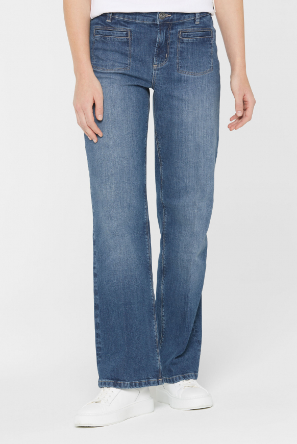 Jeans GU:LIA Mid Waist Flared Leg