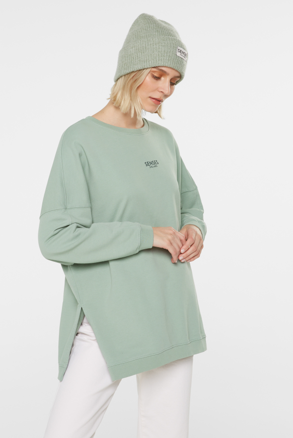 Sweatshirt Oversize mit Logo Print