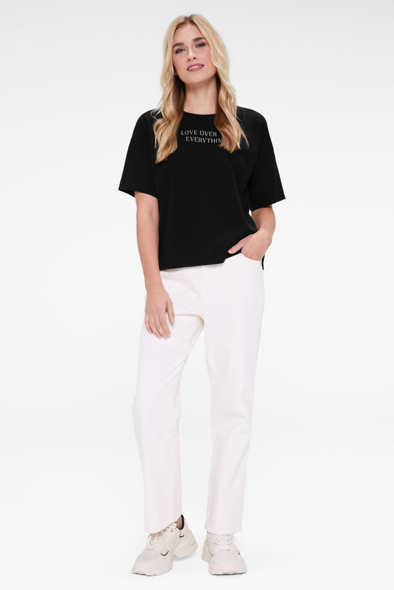 Zoom: Oversized Boxy-T-Shirt mit Print