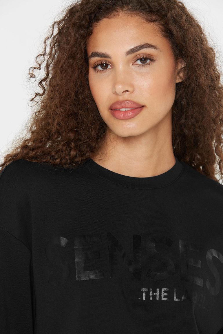 Zoom: Oversized T-Shirt mit Logo-Design