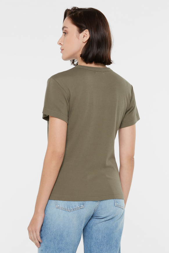 Basic T-Shirt aus Interlock-Jersey