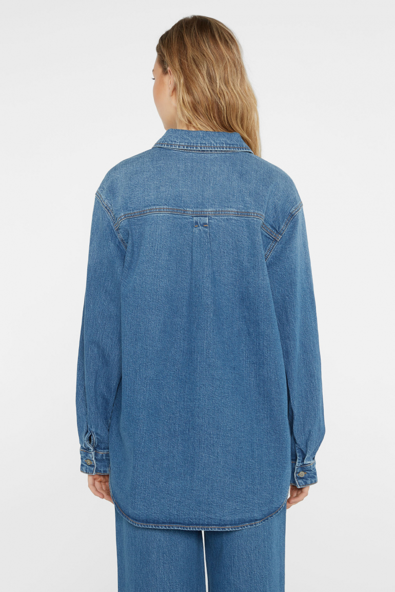 Zoom: Blusenjacke aus Denim