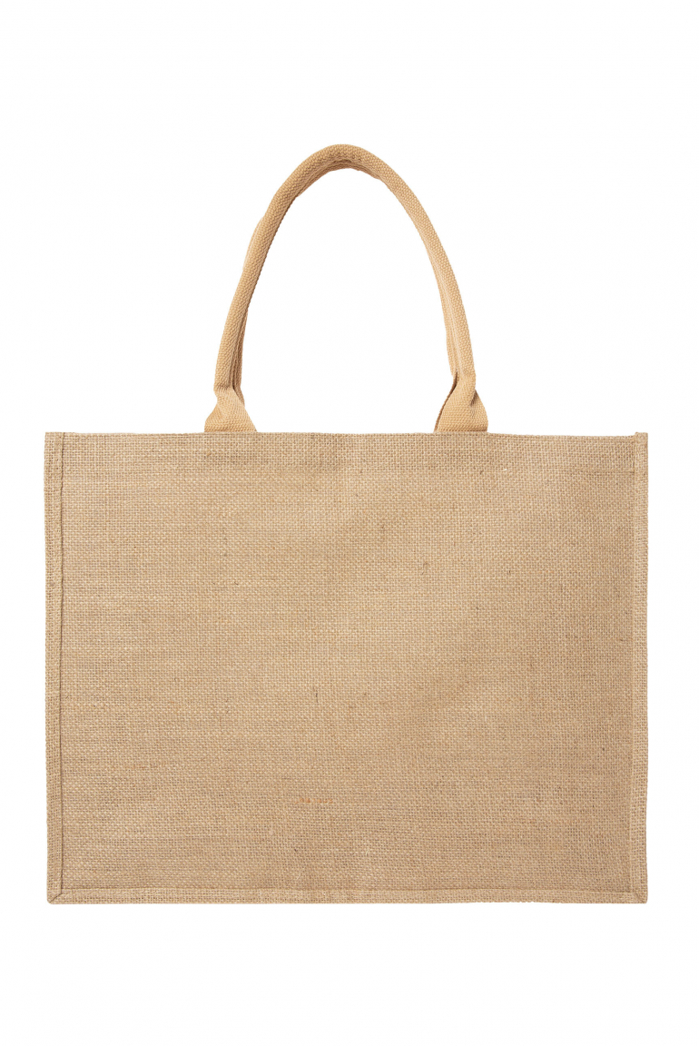 Zoom: Shopper aus Jute mit Logo Print