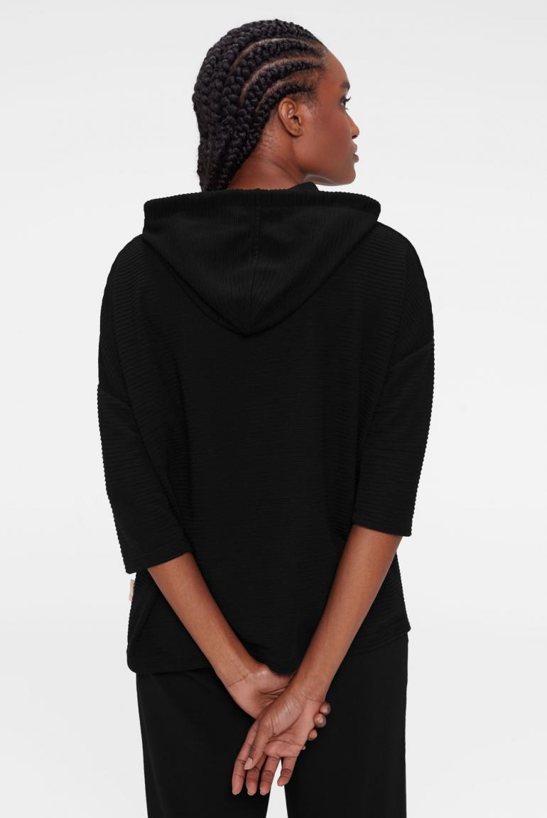 Zoom: Strukturiertes Kapuzensweatshirt