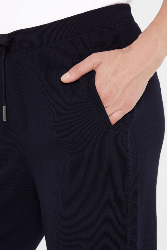 Elegante Joggpants aus Interlock-Ripp-Jersey