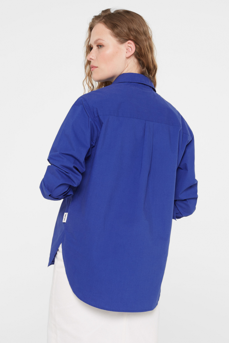 Zoom: Hemdbluse Oversize aus Popeline