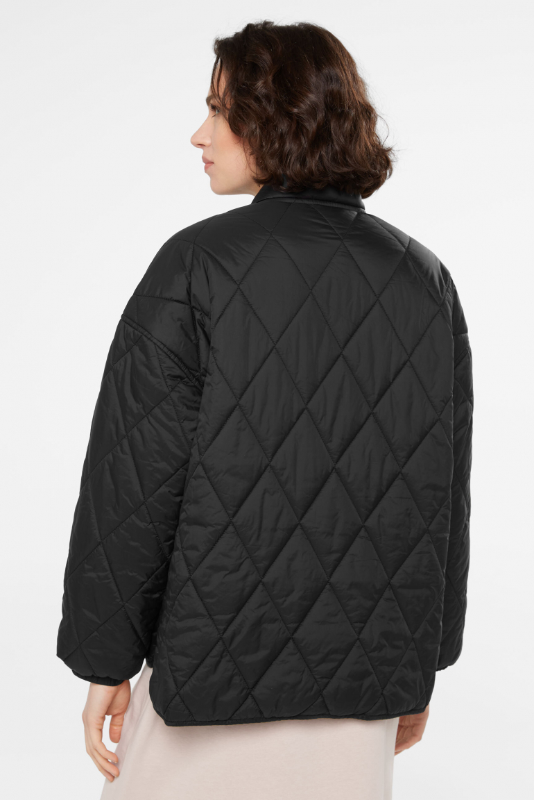 Zoom: Leichte Steppjacke mit Blouson-Kragen