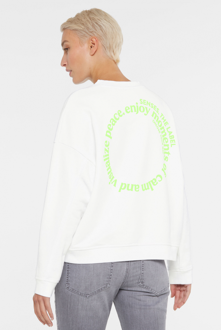 Zoom: Sweatshirt mit Rücken-Artwork