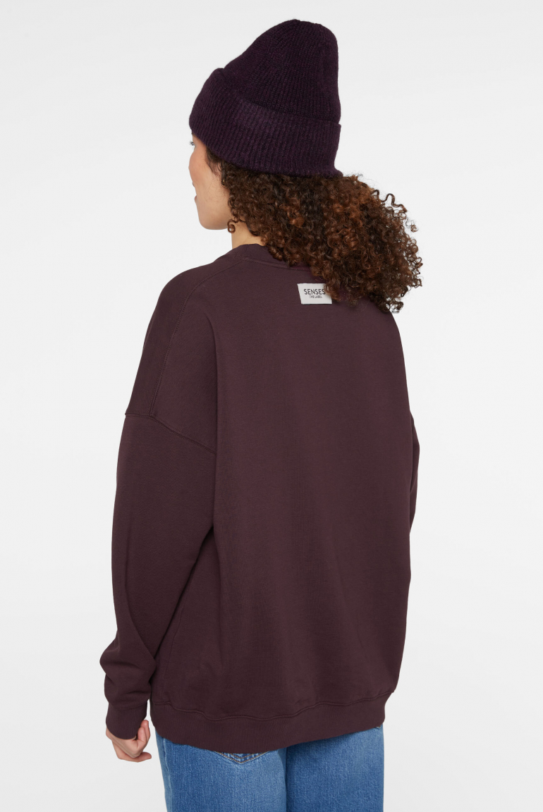 Zoom: Sweatshirt Oversized mit Flockprint