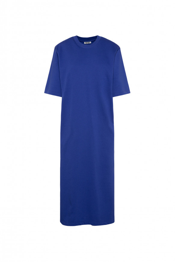 Langes Jerseykleid mit Seitenschlitzen